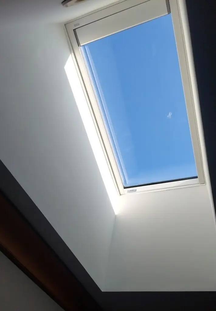 Completed skylight project on a Chicago-area roof