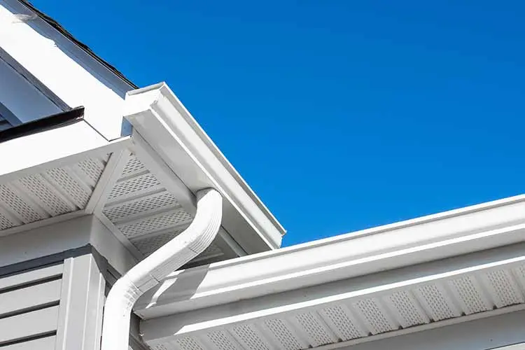 Gutter installation on a Chicago-area home