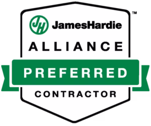 James Hardie Alliance Preferred Contractor badge