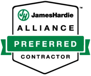James Hardie Alliance Preferred Contractor badge