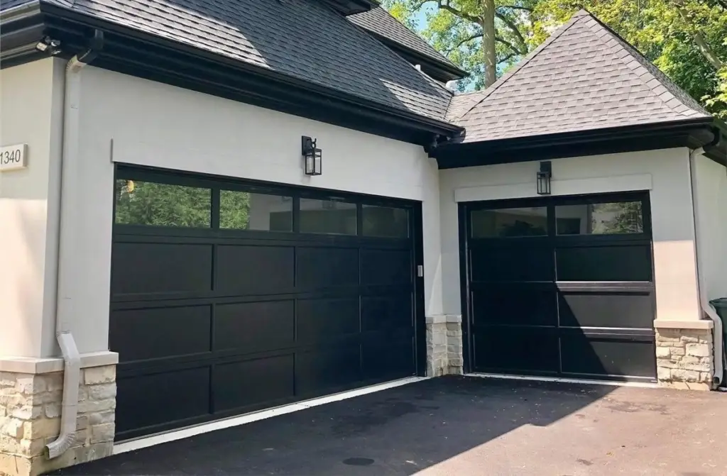 New garage doors on a Chicago-area home