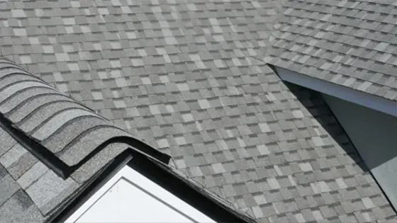 Asphalt shingle roof on a Chicago-area home